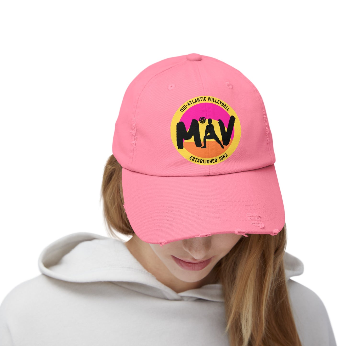 MAV Distressed Unisex Cap