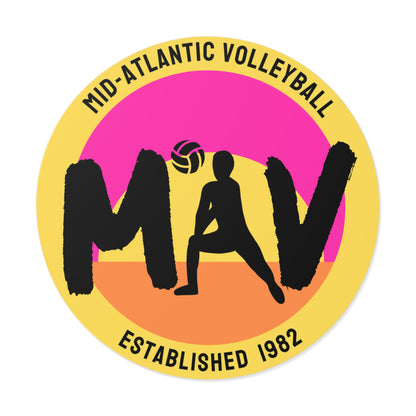 MAV Water Resistant Vinyl Sticker