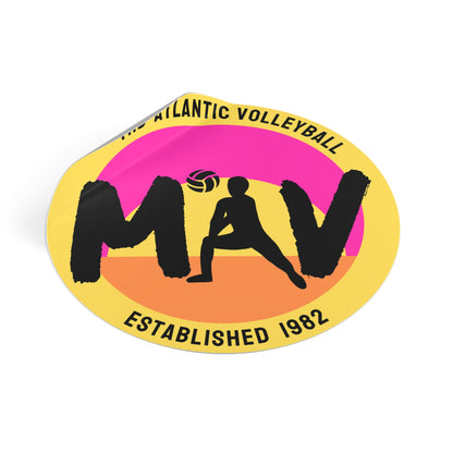 MAV Water Resistant Vinyl Sticker