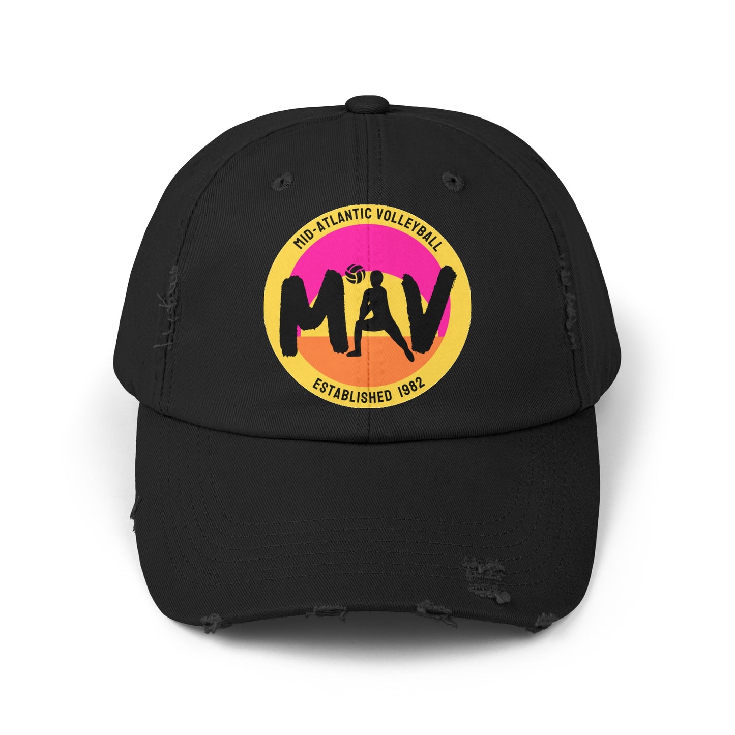MAV Distressed Unisex Cap