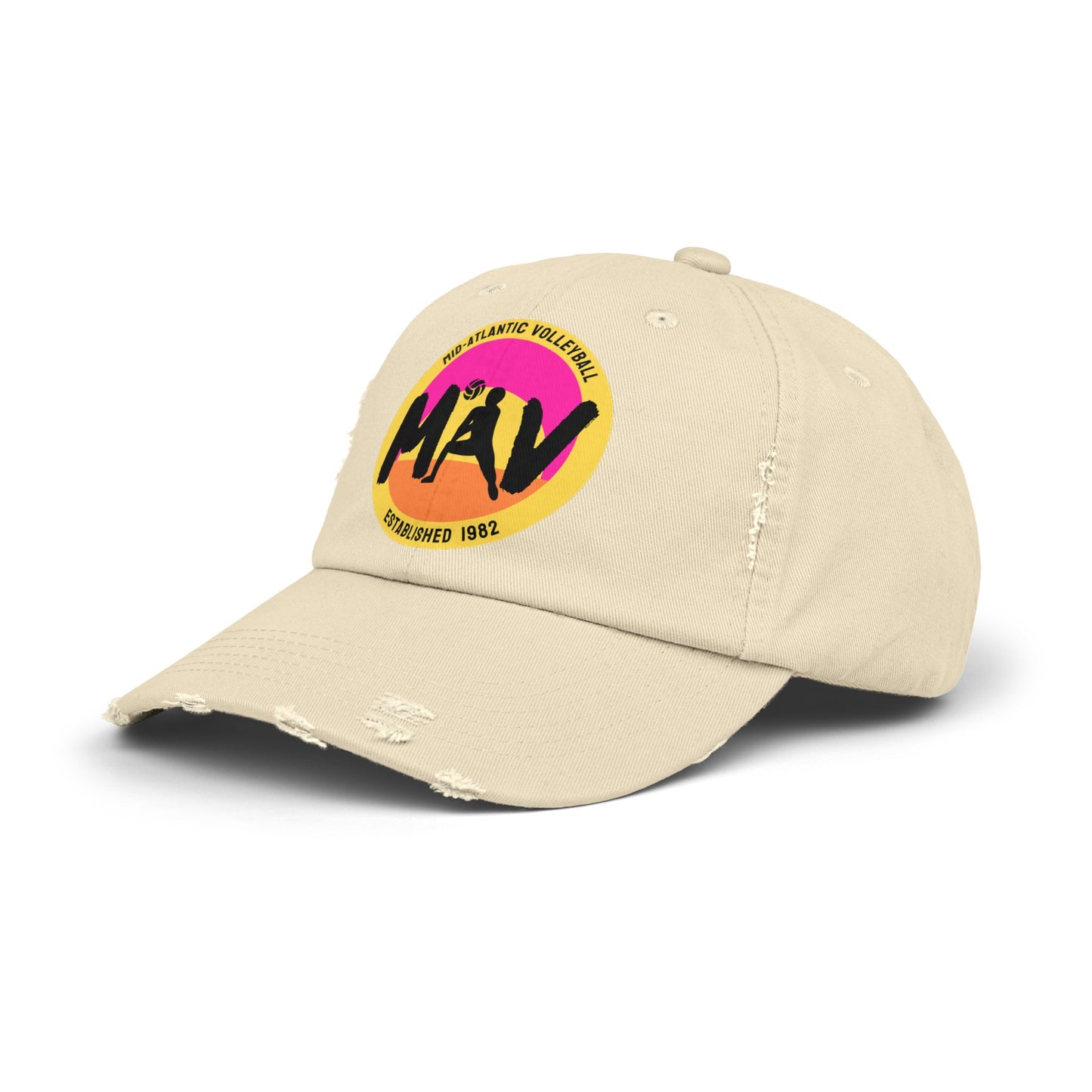MAV Distressed Unisex Cap